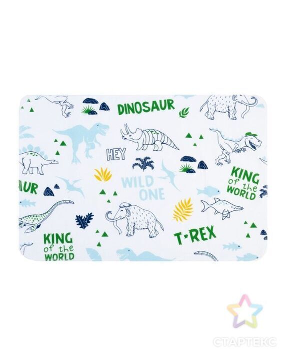 Пелёнка "Крошка Я" Dino 40*60 см Пелёнка "Крошка Я" Dino 40*60 см