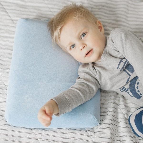 Подушка Классика Baby для детей от года Фабрика облаков Голубая